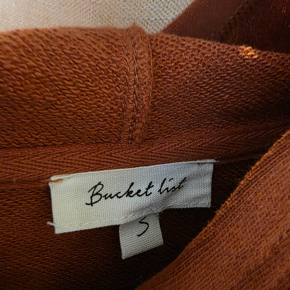 BUCKETLIST Terracotta Hooded Top - Picture 4 of 5